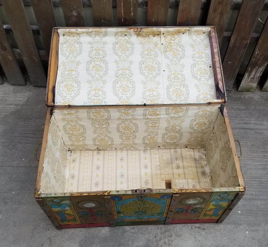 DERBEKYAN USTA YAPIMI OSMANLI DÖNEMİ SANDIK