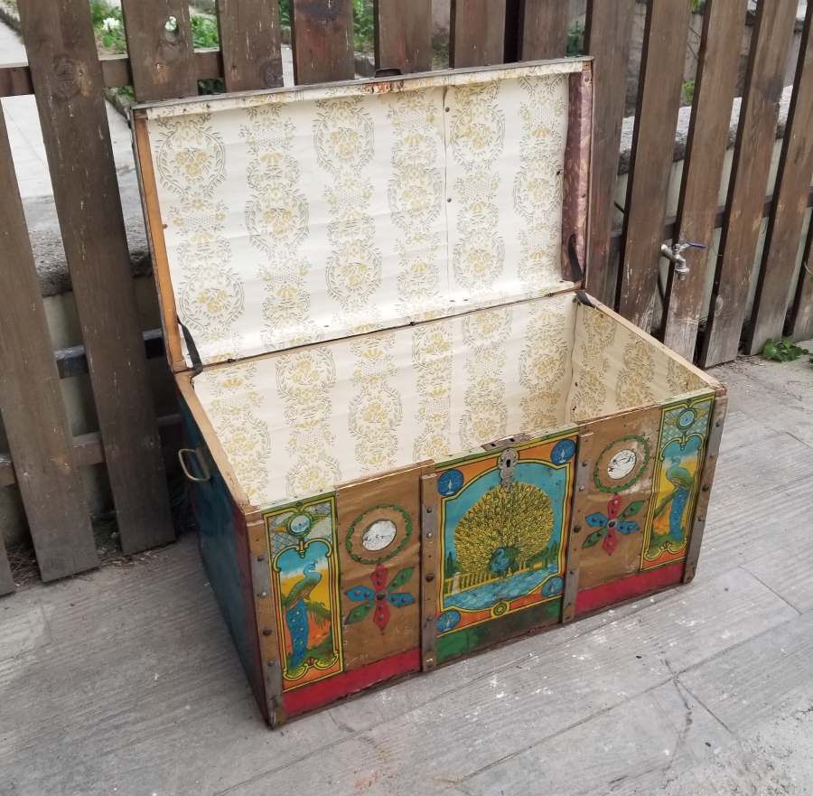 DERBEKYAN USTA YAPIMI OSMANLI DÖNEMİ SANDIK