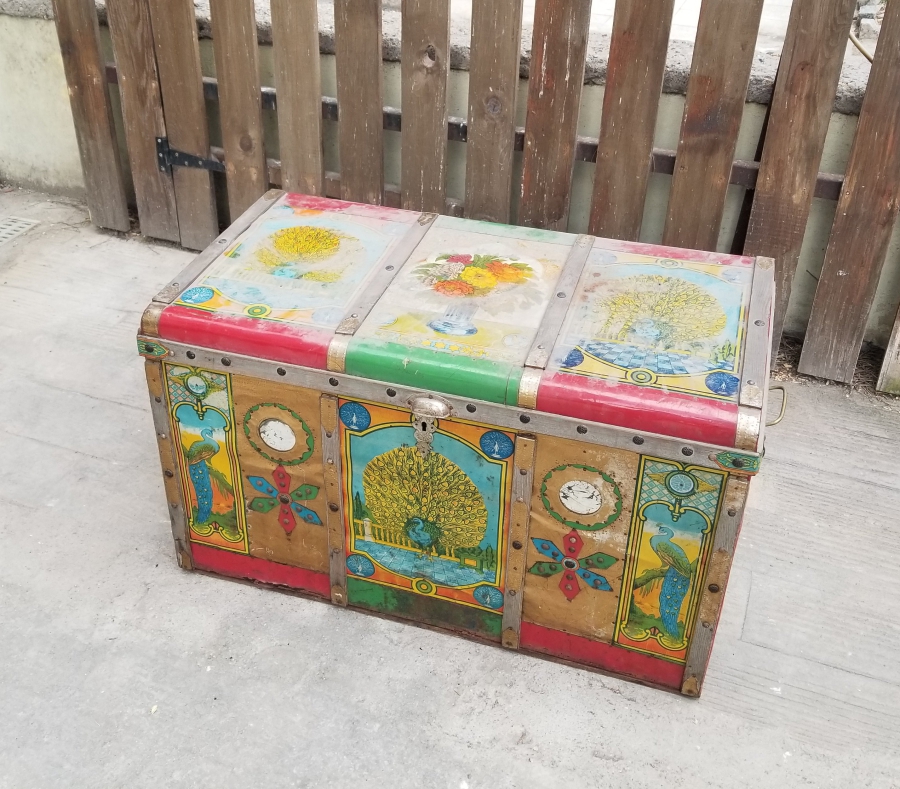 DERBEKYAN USTA YAPIMI OSMANLI DÖNEMİ SANDIK