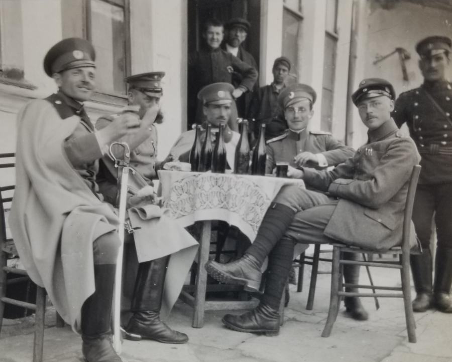 1. DÜNYA SAVAŞI DÖNEMİ ALMAN SUBAYLAR GÖRSELLİ FOTOĞRAF