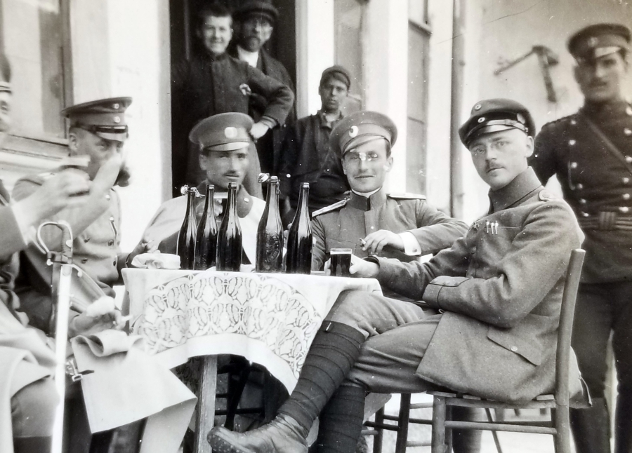 1. DÜNYA SAVAŞI DÖNEMİ ALMAN SUBAYLAR GÖRSELLİ FOTOĞRAF