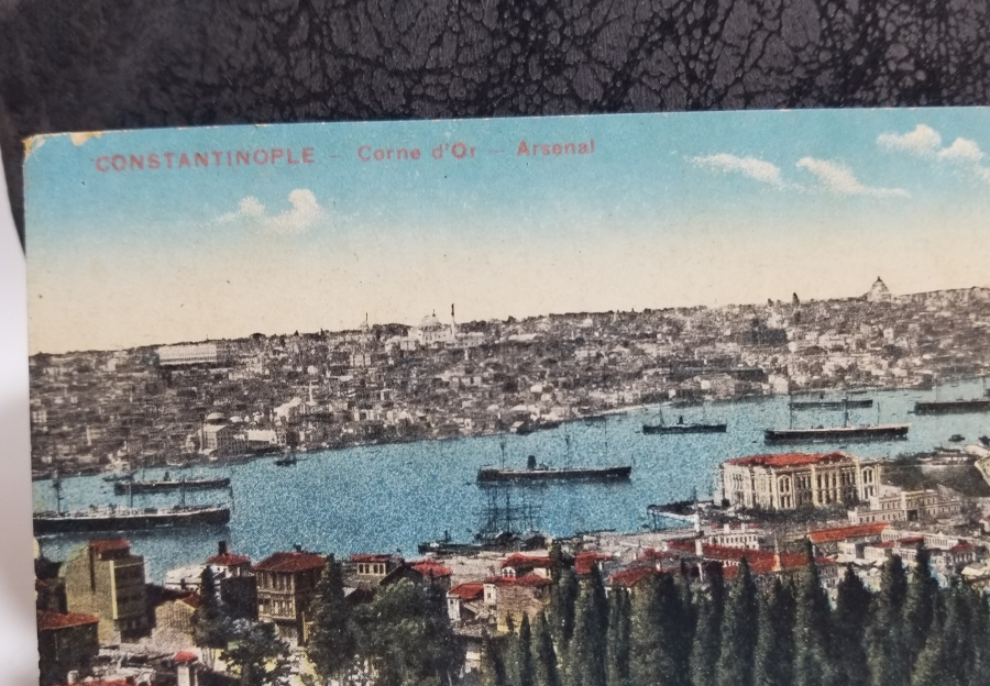 OSMANLI DÖNEMİ İSTANBUL MANZARALI KARTPOSTAL