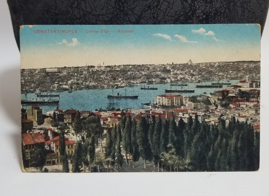 OSMANLI DÖNEMİ İSTANBUL MANZARALI KARTPOSTAL