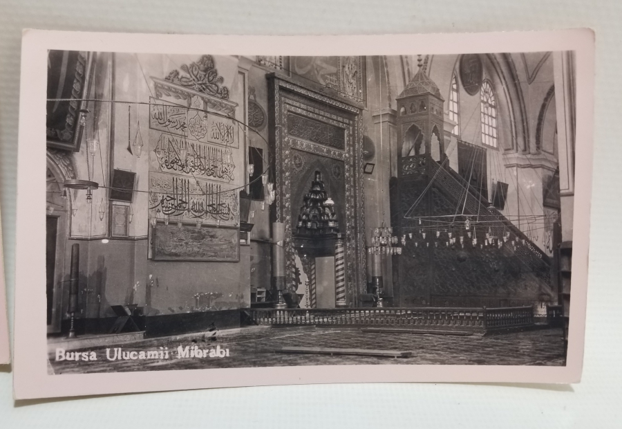 İKİ ADET SİYAH-BEYAZ BURSA FOTOĞRAFI