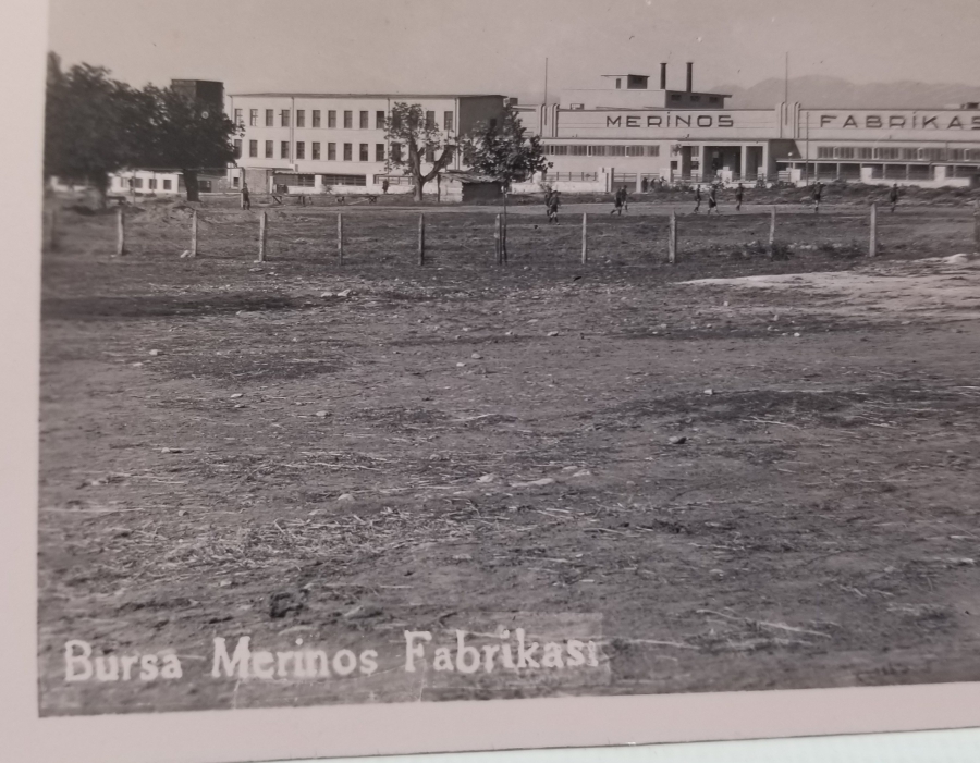 BURSA MERİNOS FABRİKASI GÖRSELLİ SİYAH-BEYAZ FOTOĞRAF