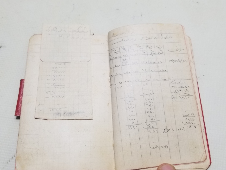 BİNBAŞI AHMED TEVFİK EFENDİ'YE AİT NADİR DEMİRYOLLARI KONULU GÜNLÜK