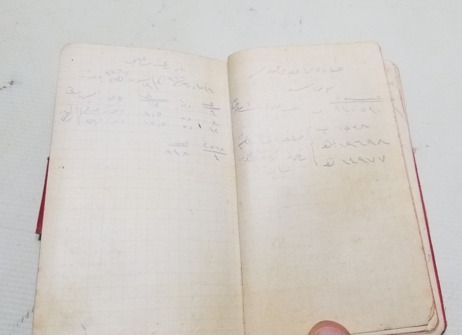 BİNBAŞI AHMED TEVFİK EFENDİ'YE AİT NADİR DEMİRYOLLARI KONULU GÜNLÜK