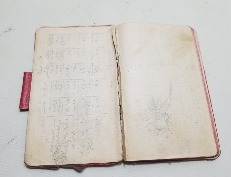 BİNBAŞI AHMED TEVFİK EFENDİ'YE AİT NADİR DEMİRYOLLARI KONULU GÜNLÜK