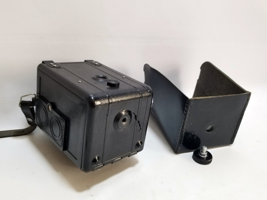 ORİJİNAL DERİ KUTUSUNDA ANTİKA LUBİTEL 2 MARKA FOTOĞRAF MAKİNESİ