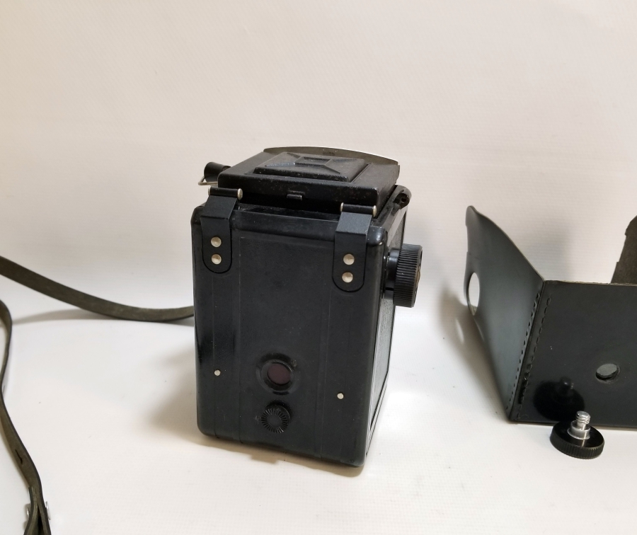 ORİJİNAL DERİ KUTUSUNDA ANTİKA LUBİTEL 2 MARKA FOTOĞRAF MAKİNESİ