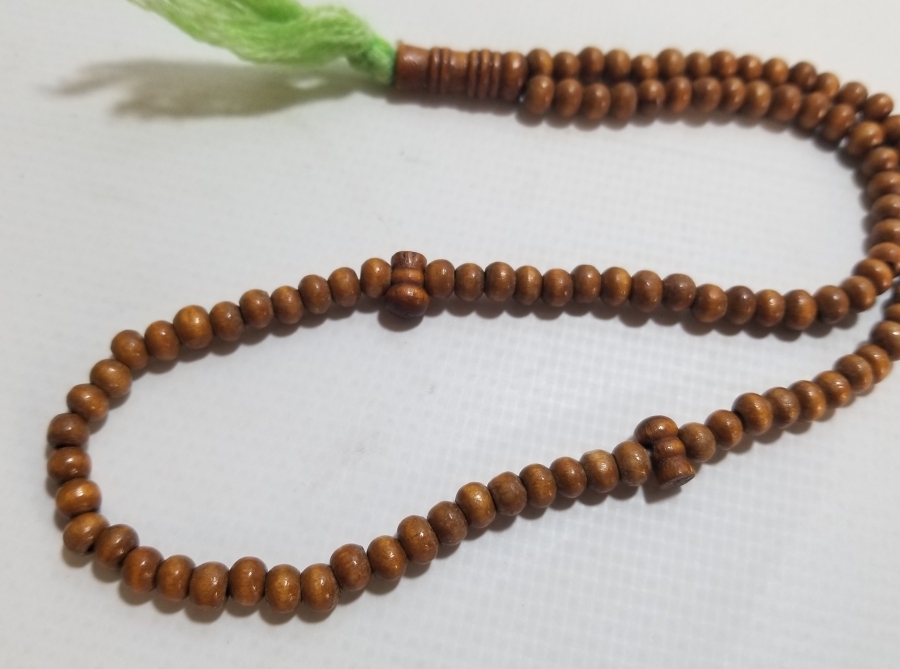 TESPİH AĞACINDAN YAPILMIŞ OSMANLI DÖNEMİ NAMAZ TESPİHİ