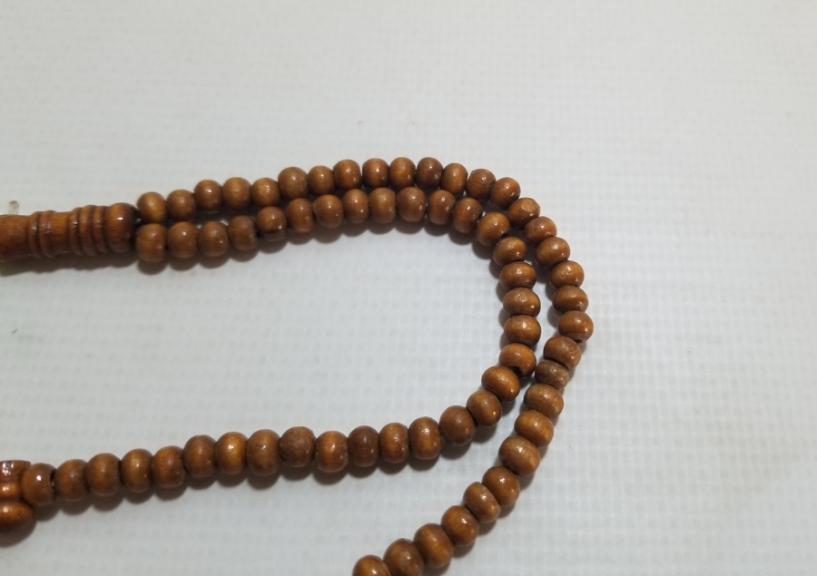 TESPİH AĞACINDAN YAPILMIŞ OSMANLI DÖNEMİ NAMAZ TESPİHİ