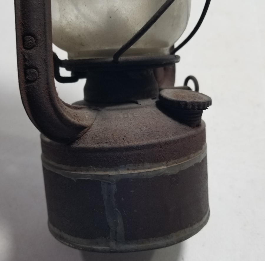 NADİR TİPTE ANTİKA MADENCİ FENERİ