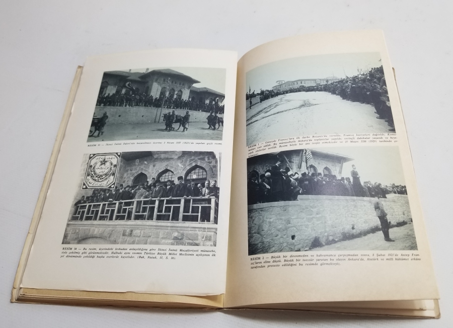 KURTULUŞ SAVAŞI KONULU ATATÜRK FOTOĞRAFLARININ YER ALDIĞI 1965 TARİHLİ KİTAP