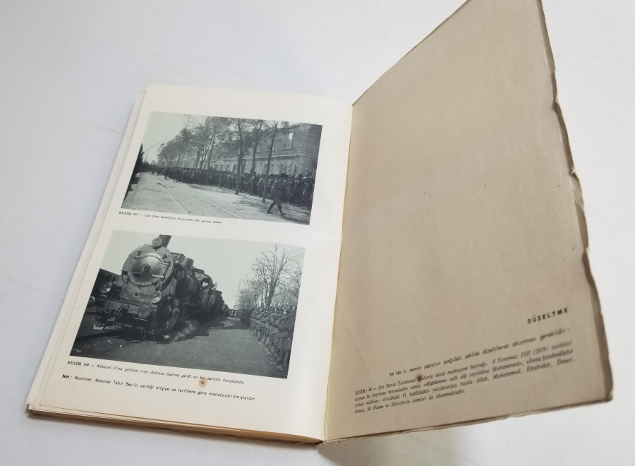 KURTULUŞ SAVAŞI KONULU ATATÜRK FOTOĞRAFLARININ YER ALDIĞI 1965 TARİHLİ KİTAP