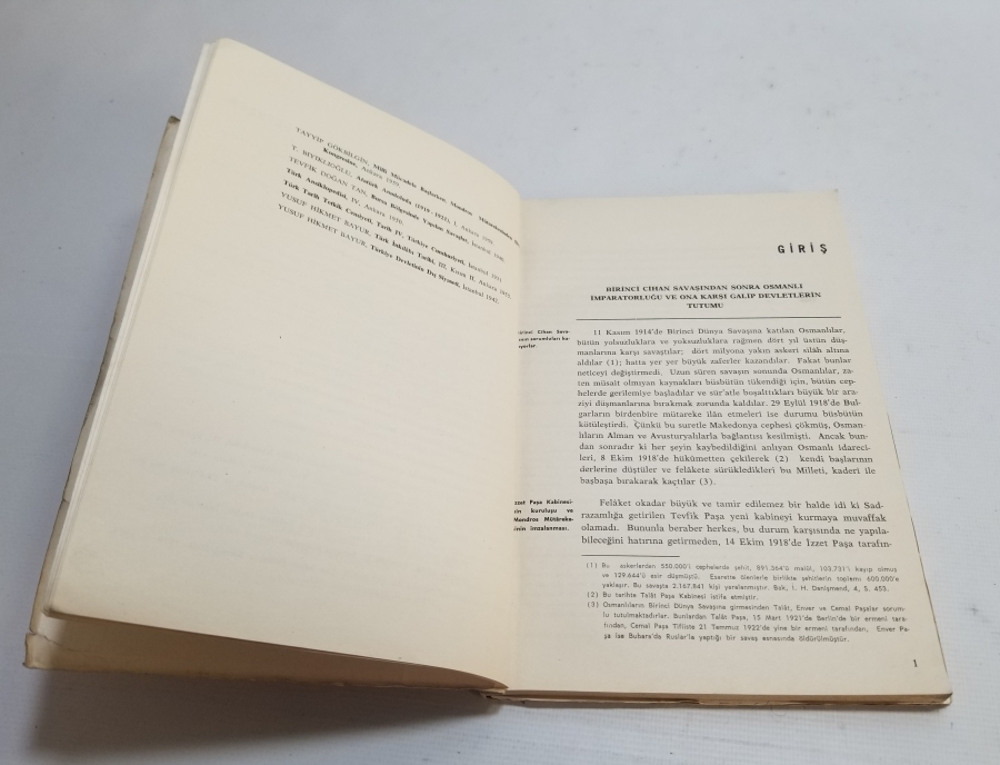 KURTULUŞ SAVAŞI KONULU ATATÜRK FOTOĞRAFLARININ YER ALDIĞI 1965 TARİHLİ KİTAP