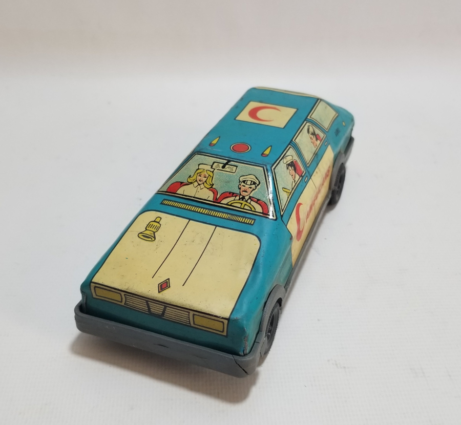 GÜREL MARKA ANTİKA OYUNCAK AMBULANS