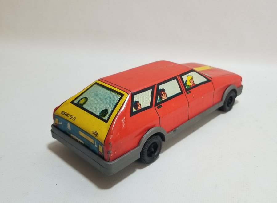 GÜREL MARKA YERLİ YAPIM ANTİKA OYUNCAK ARABA