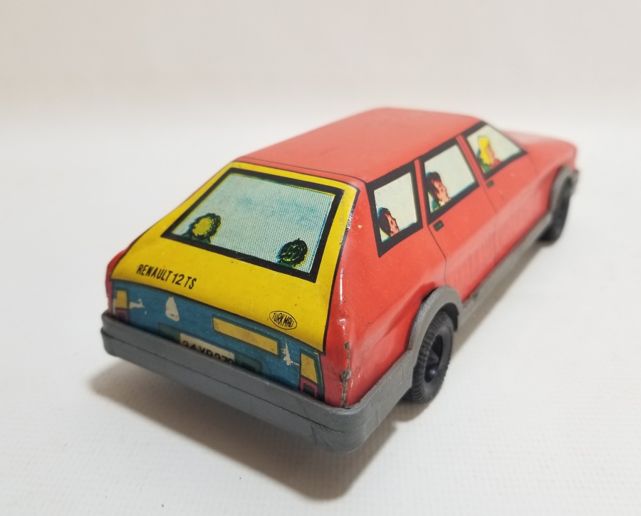 GÜREL MARKA YERLİ YAPIM ANTİKA OYUNCAK ARABA