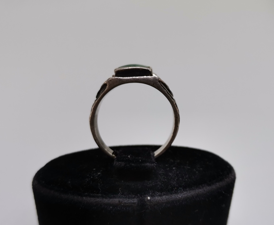 KABARTMA İŞÇİLİKLİ GÜMÜŞ YÜZÜK