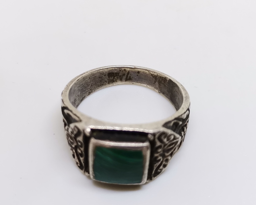 KABARTMA İŞÇİLİKLİ GÜMÜŞ YÜZÜK