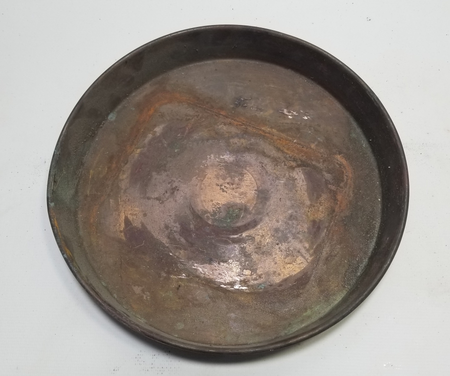 OSMANLI DÖNEMİ KIZIL BAKIR EKMEK TAVASI