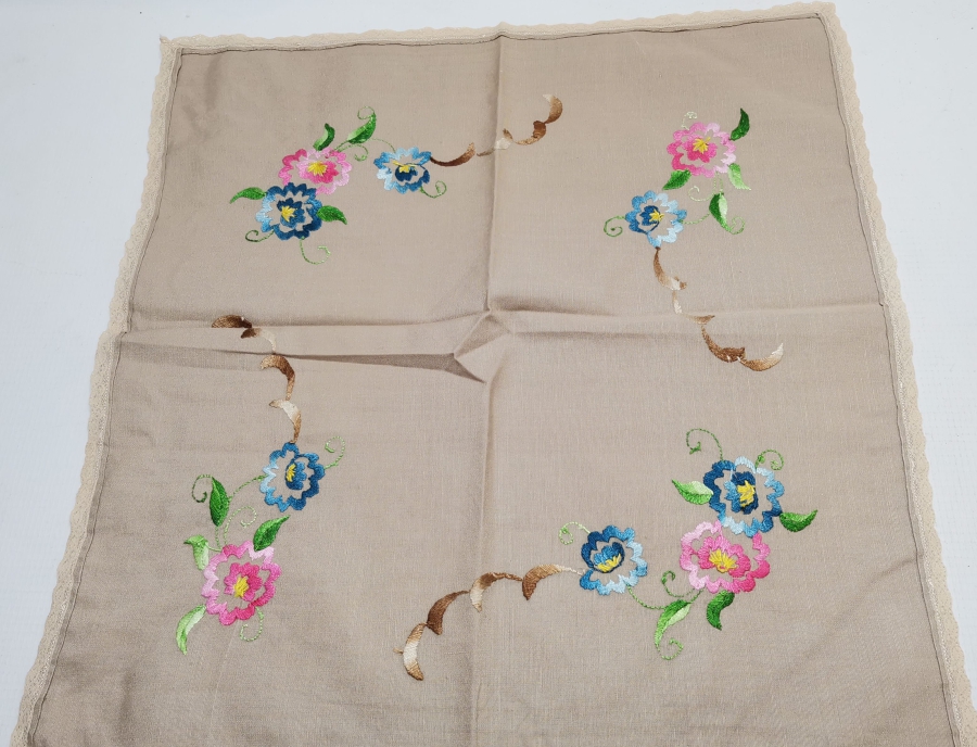 EL YAPIMI RUM İŞİ OSMANLI DÖNEMİ RUNNER - TABAK ALTLIĞI