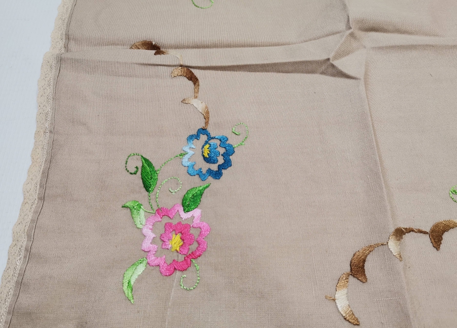 EL YAPIMI RUM İŞİ OSMANLI DÖNEMİ RUNNER - TABAK ALTLIĞI