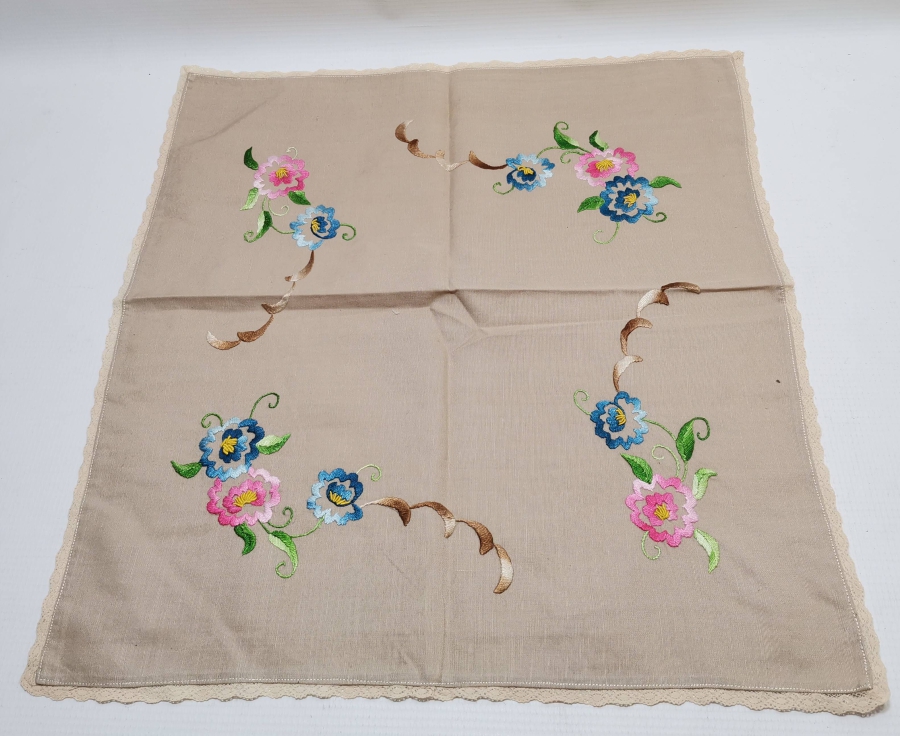 EL YAPIMI RUM İŞİ OSMANLI DÖNEMİ RUNNER - TABAK ALTLIĞI