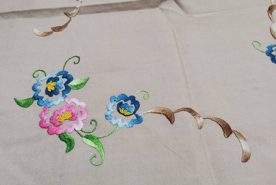 EL YAPIMI RUM İŞİ OSMANLI DÖNEMİ RUNNER - TABAK ALTLIĞI