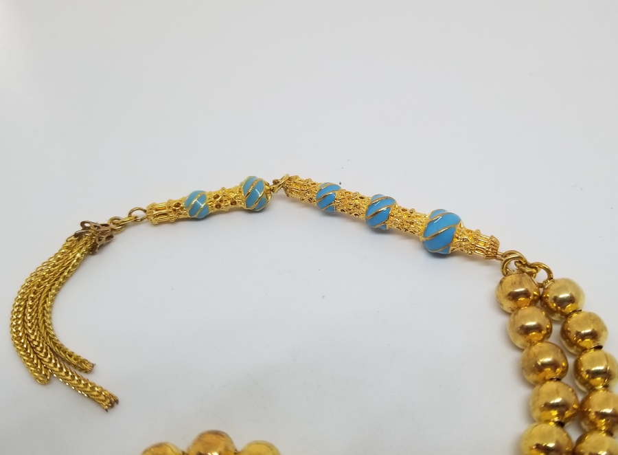 MİNE İŞÇİLİKLİ ALTIN KAPLAMA TESPİH