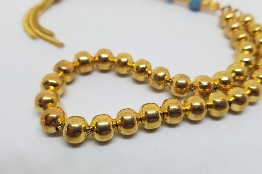 MİNE İŞÇİLİKLİ ALTIN KAPLAMA TESPİH