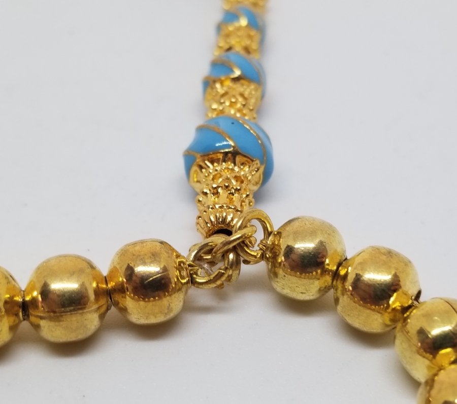 MİNE İŞÇİLİKLİ ALTIN KAPLAMA TESPİH