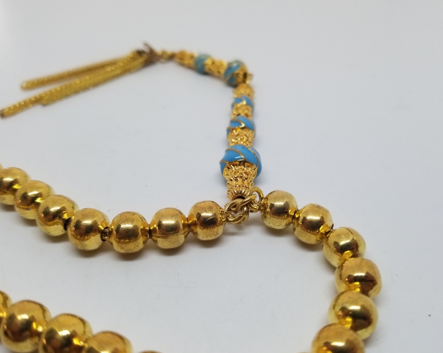 MİNE İŞÇİLİKLİ ALTIN KAPLAMA TESPİH