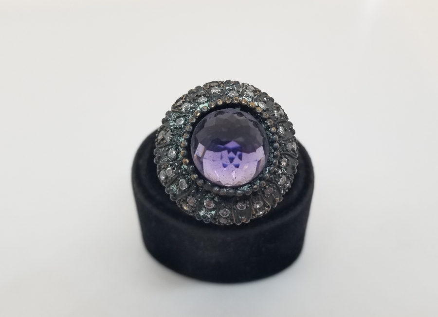 KABARTMA İŞÇİLİKLİ BÜYÜK BOY HÜRREM MODEL ÖZEL YAPIM YÜZÜK