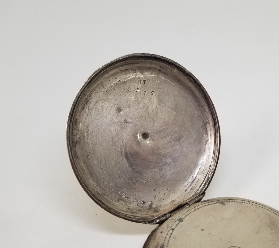 OSMANLI DÖNEMİ GÜMÜŞ CEP SAATİ KASASI