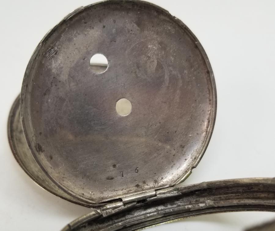 OSMANLI DÖNEMİ GÜMÜŞ CEP SAATİ KASASI