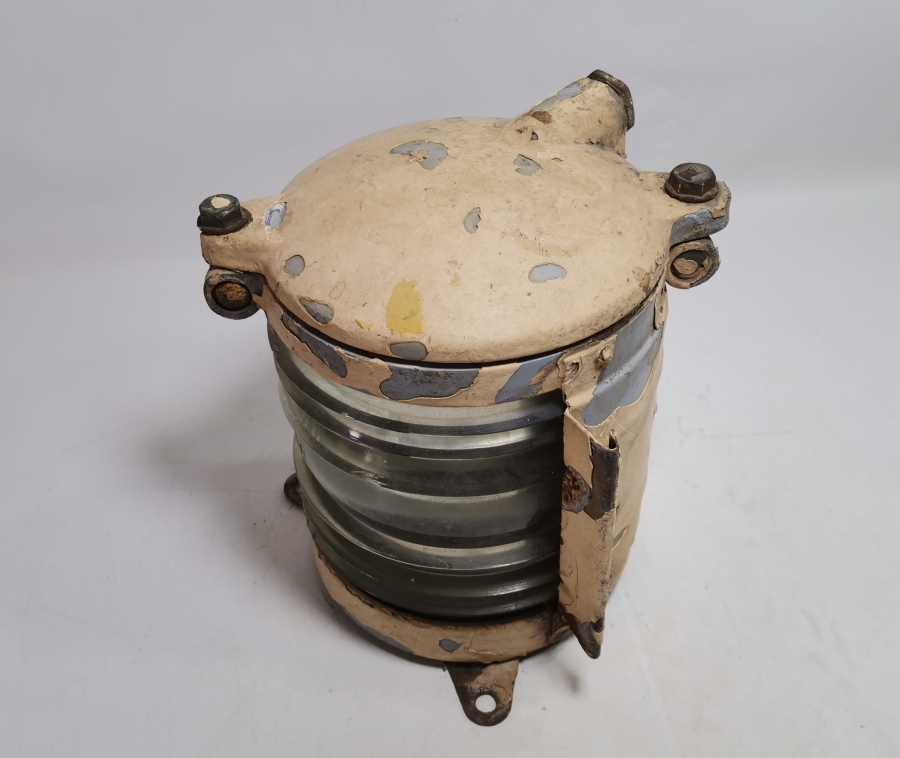 BÜYÜK BOY ANTİKA GEMİ LAMBASI