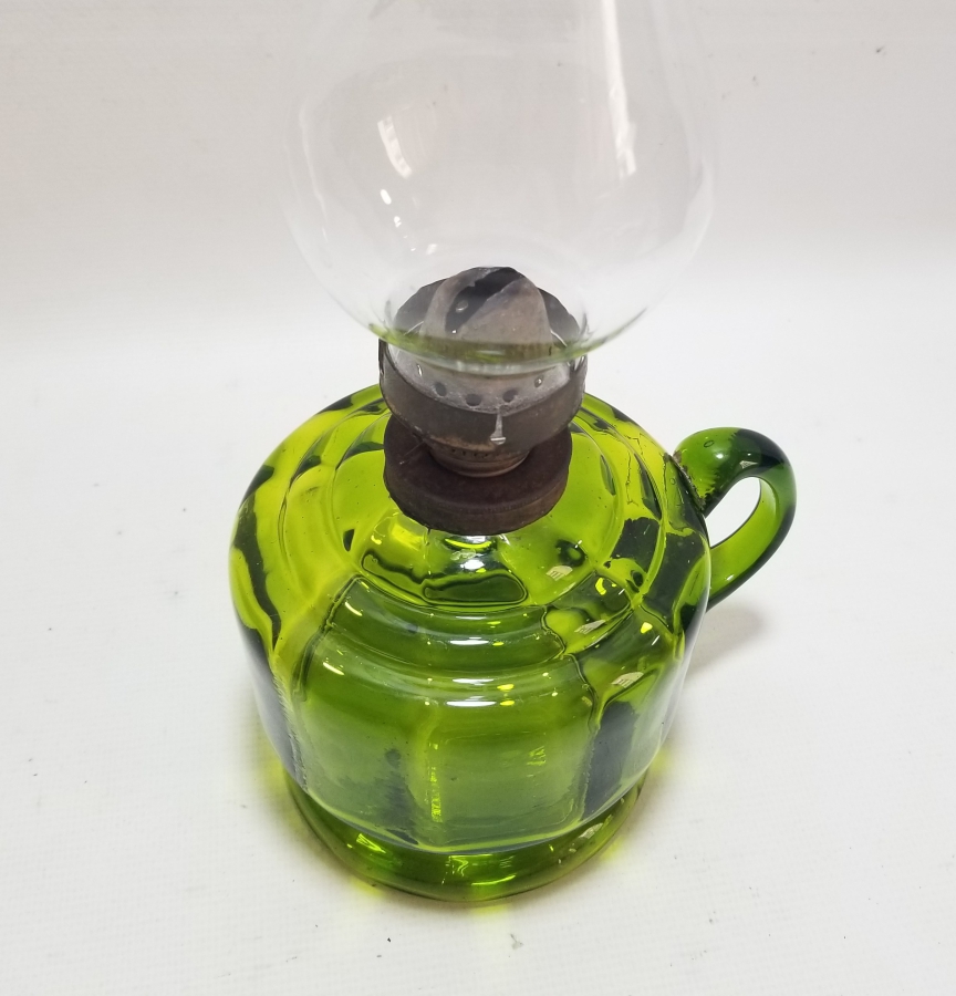 NADİR RENKTE ANTİKA GAZ LAMBASI