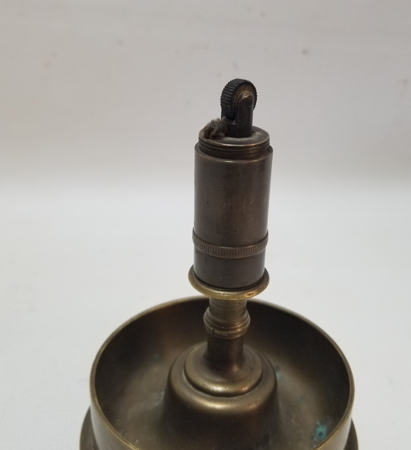 TOP MERMİSİ KOVANINDAN YAPILMIŞ 1. DÜNYA SAVAŞI DÖNEMİ NADİR ASKERİ MASA ÇAKMAĞI