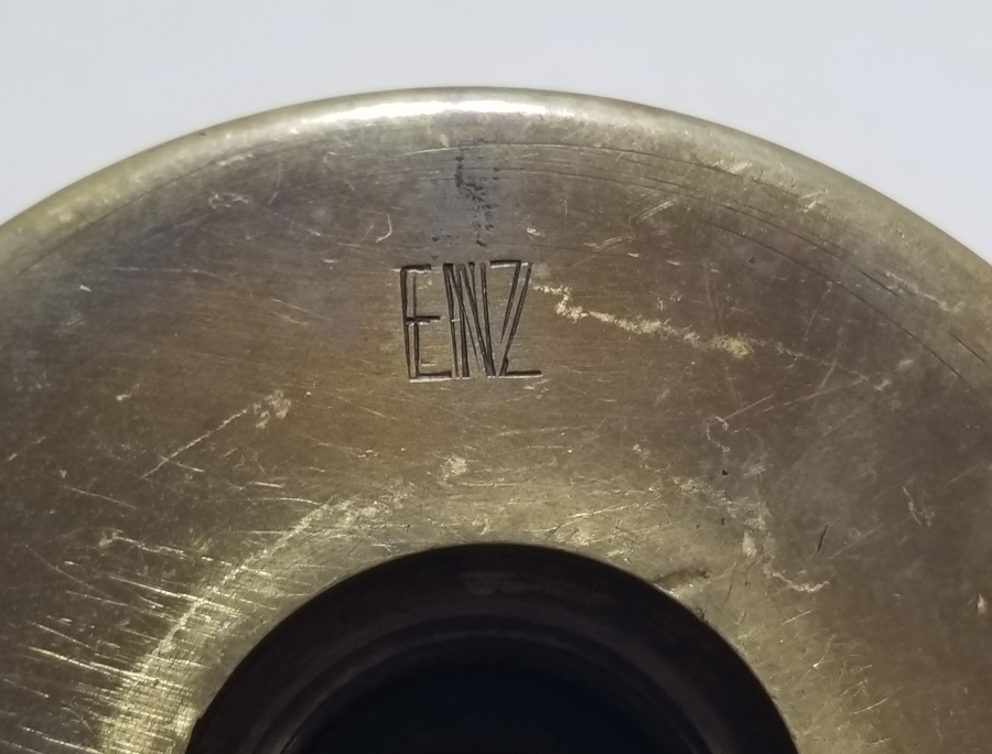 TOP MERMİSİ KOVANINDAN YAPILMIŞ 1. DÜNYA SAVAŞI DÖNEMİ NADİR ASKERİ MASA ÇAKMAĞI