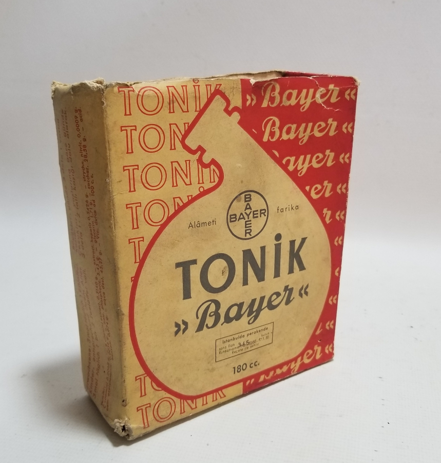 ORİJİNAL KUTUSUNDA ANTİKA TONİK ŞİŞESİ