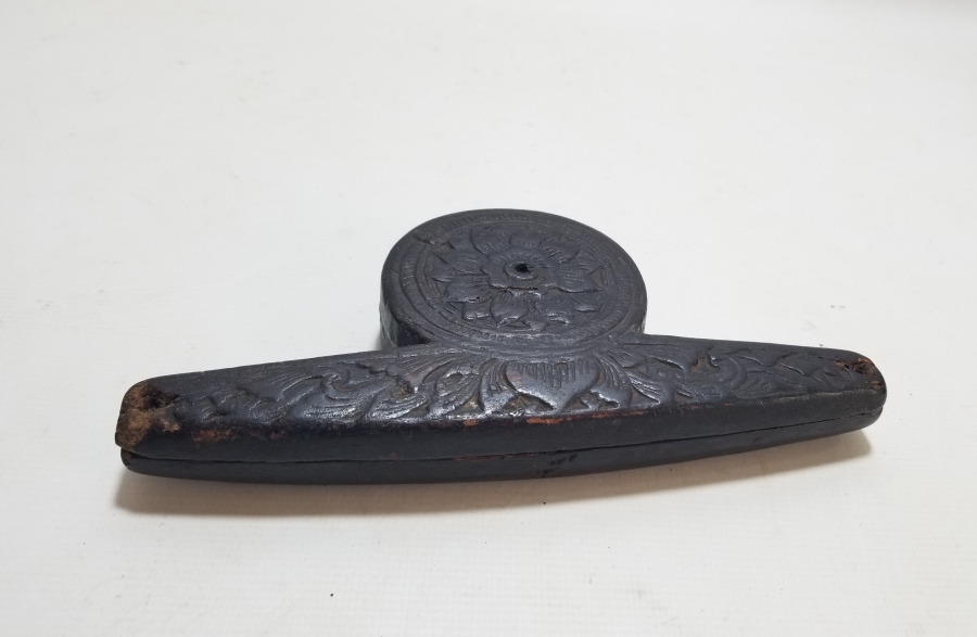 ORİJİNAL EL OYMA AHŞAP KUTUSUNDA OSMANLI DÖNEMİ AFYON TERAZİSİ