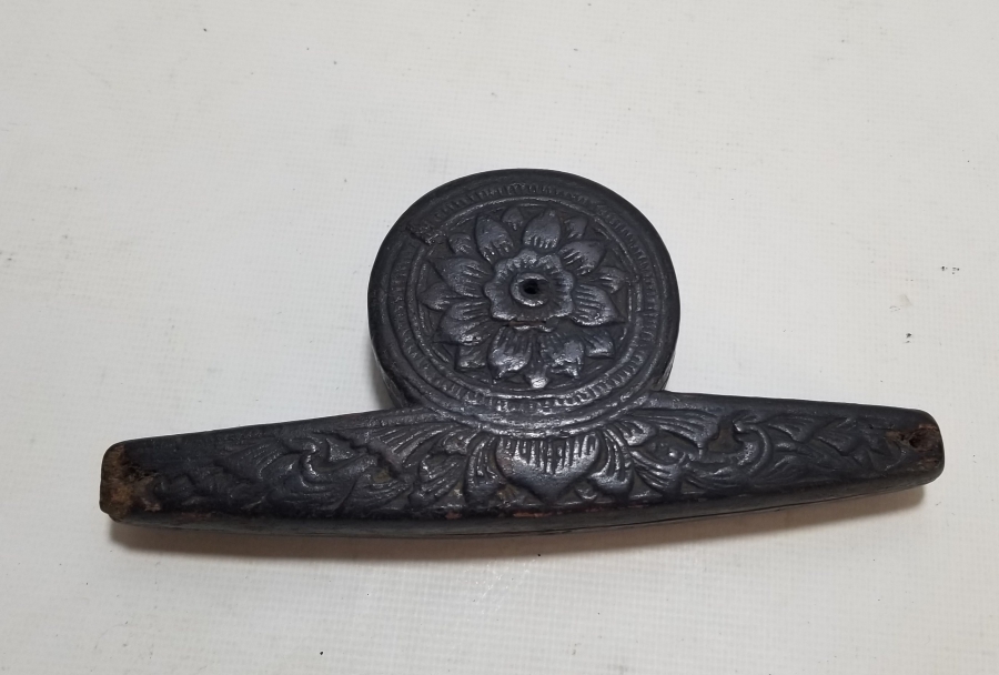 ORİJİNAL EL OYMA AHŞAP KUTUSUNDA OSMANLI DÖNEMİ AFYON TERAZİSİ