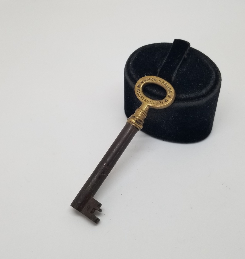 ERMENİ YAPIMI ÜZERİ YAZILI OSMANLI DÖNEMİ NADİR ANAHTAR