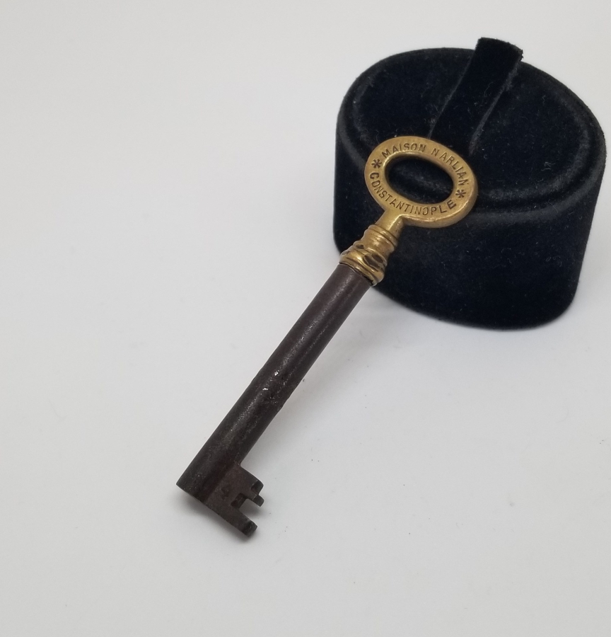 ERMENİ YAPIMI ÜZERİ YAZILI OSMANLI DÖNEMİ NADİR ANAHTAR