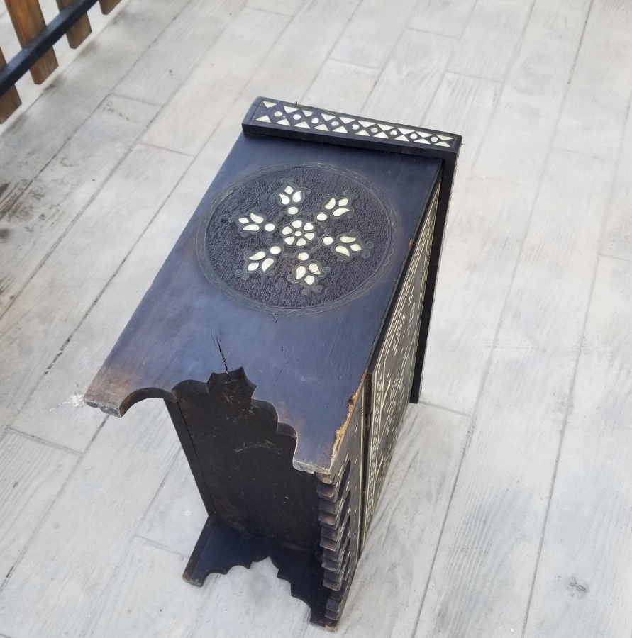 SEDEF ÇAKMA İŞÇİLİKLİ OSMANLI DÖNEMİ BÜYÜK BOY NADİR HATTAT SANDIĞI