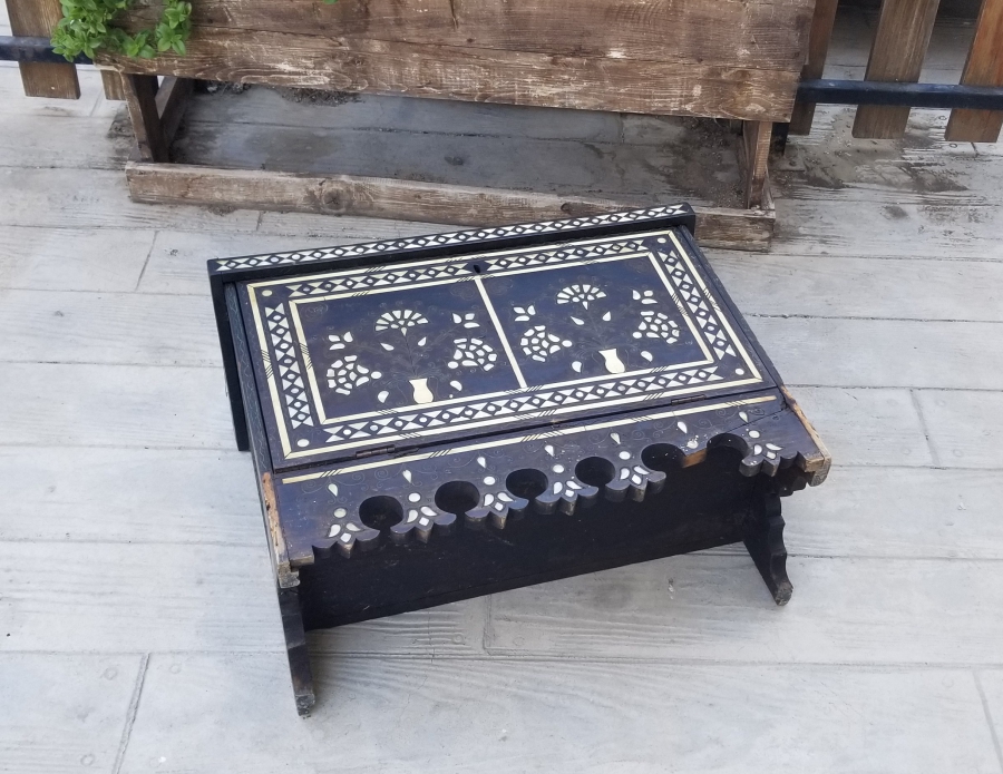 SEDEF ÇAKMA İŞÇİLİKLİ OSMANLI DÖNEMİ BÜYÜK BOY NADİR HATTAT SANDIĞI