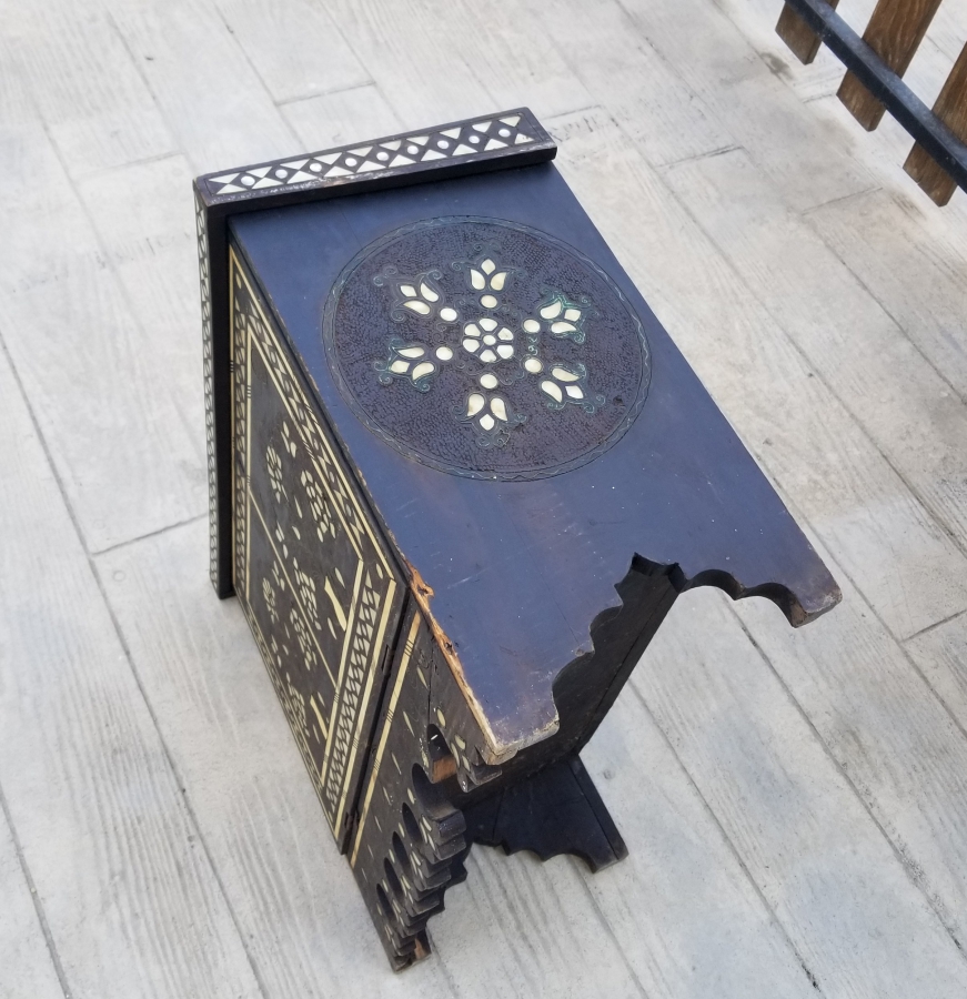 SEDEF ÇAKMA İŞÇİLİKLİ OSMANLI DÖNEMİ BÜYÜK BOY NADİR HATTAT SANDIĞI