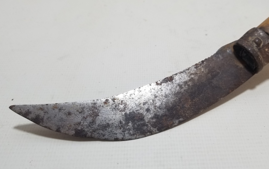 BURSA İŞİ EL YAPIMI ANTİKA BAĞ BIÇAĞI